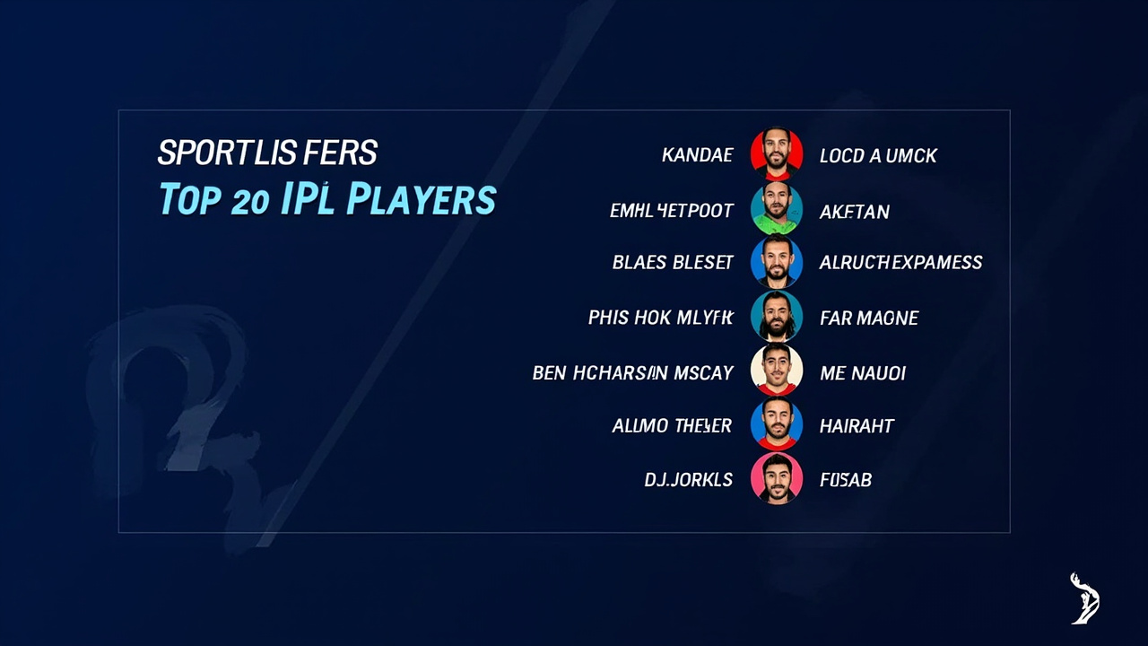 Top 20 IPL Players for Fantasy 2026 — Stats
